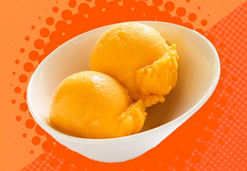 All-Natural Mango Sorbet