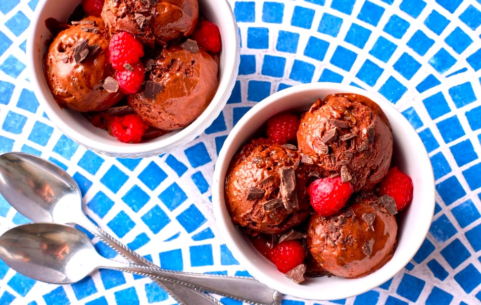 Healthy Chocolate Banana Ice Cream